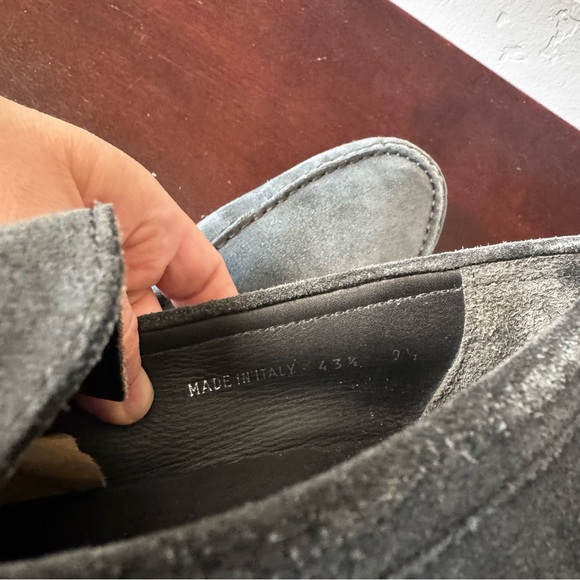 Frette by Harry’s of London Gray Suede Loafers main image 8